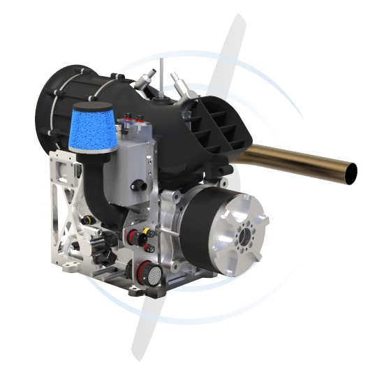3W Engines兩沖程發動機SP-55 FI TS Hybird