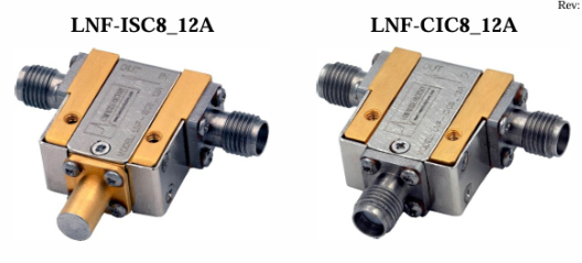 Low Noise Factory低溫隔離器環行器LNF-ISC8_12A和LNF-CIC8_12A